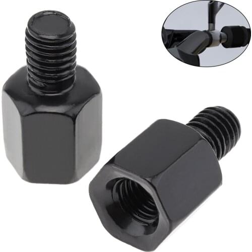 Motorcycle Rear View Mirrors Adapter Motorbike Side Mirror Holder Bolts Screw Clockwise counterclockwise 8mm to 8mm For Honda