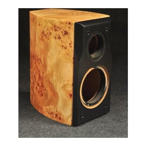 HIFI Waist drum shape 5 inch horse eye piano lacquer bookshelf speaker box empty speaker cabinet