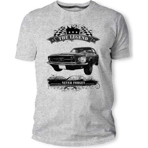 Classic American Car Fans Mustang-1967 Youngtimer Oldtimer Herren 2019 Men T Shirt Fashion O-Neck Tshirt Homme Create T Shirt