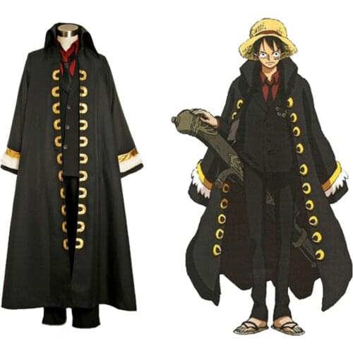 Cosplaydiy Custom Made Anime One Piece Movie 10 Strong World Cosplay MONKEY D LUFFY Costume Outfit Costume L320