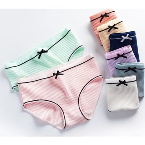L-XXL Panties for women cotton underwear solid color girl briefs female sexy lingerie ladies underpants womens intimate panty