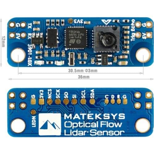 Matek OPTICAL FLOW & LIDAR SENSOR 3901-L0X INAV Flow Sensor Module for RC FPV Racing Freestyle F4 F7 Flight Controller