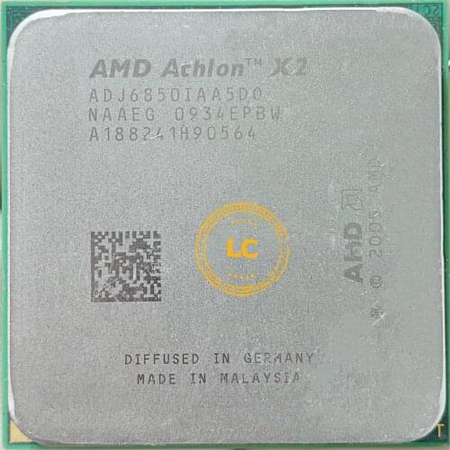 AMD Athlon X2 6850E 6850e CPU Processor Dual Core 1.8G 1M 22W Socket am2 940PIN ADJ6850IAA5DO Working 100