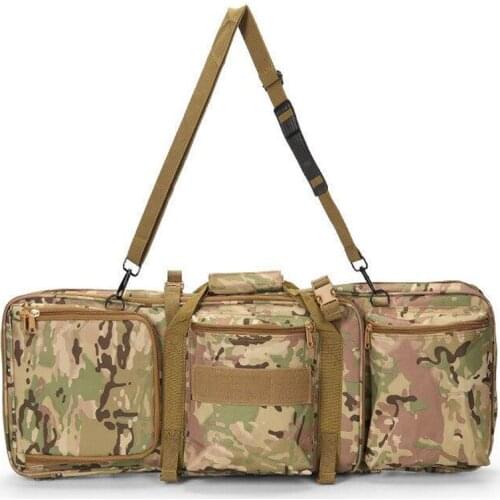 Tactical 85CM Heavy slip Carrying Dual Rifle Case for M4 Gun Bag Hunting Airsoft Military Shoulder Pouch Fishing Backpack