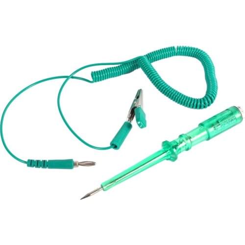 Car Circuit Tester pen DC 6V 12V 24V Voltage Auto Vehicle Gauge Test Light Car Accessories Yellow Green Free Shipping