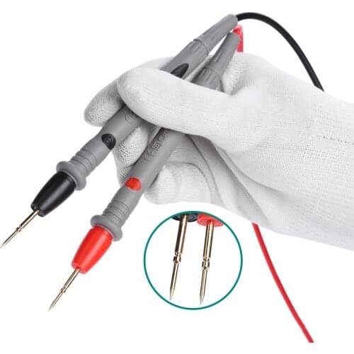 Universal 10A/20A 1000V Digital Multimeter Needle Thin Tip Multi Meter Tester Lead Probe Wire Pen Cable Silicone PVC Line