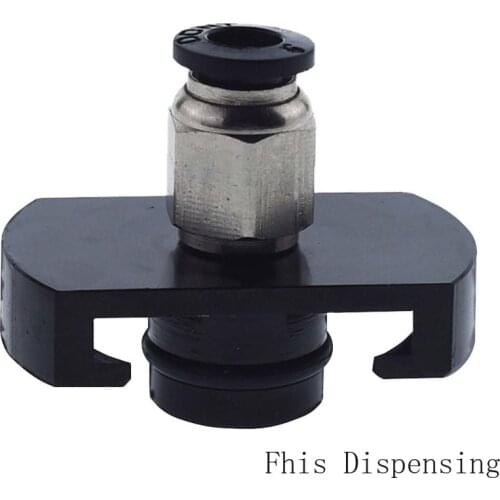 Pack of 10 Styles Aluminum Alloy Material Dispensing Parts 30cc Barrel Adapter Fitting with O-Ring