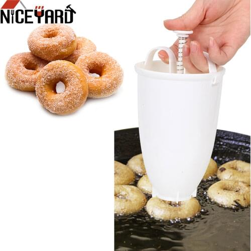 Donut Making Artifact Creative DIY Baking Tool Quick Portable Donut Maker Manual Waffle Making Tool Kitchen Baking Accessories