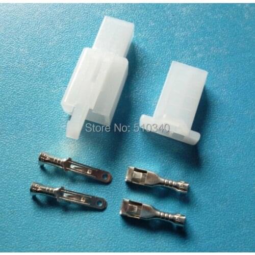 200 set total 1200pcs 2.8mm 2 Way/pin Electrical Connector Kits Male Female socket plug for Motorcycle Car ect. Free shipping