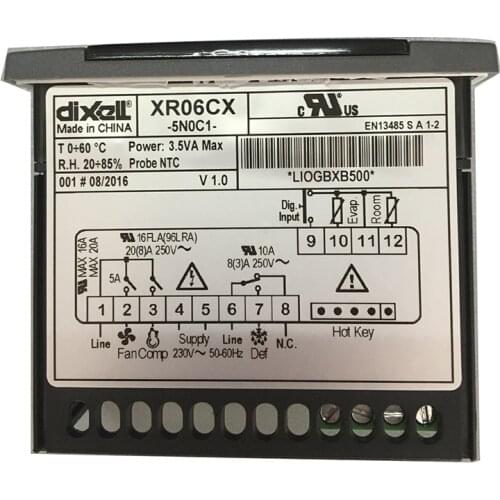 1PC New Digital Controller For DIXELL XR60CX-5R0C1 COMMERCIAL FRIDGE
