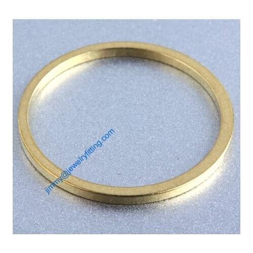 1000 PCS Raw Brass 25*1.5*1.5mm copper Rings fashion jewelry findings jewelry Connectors Quoit