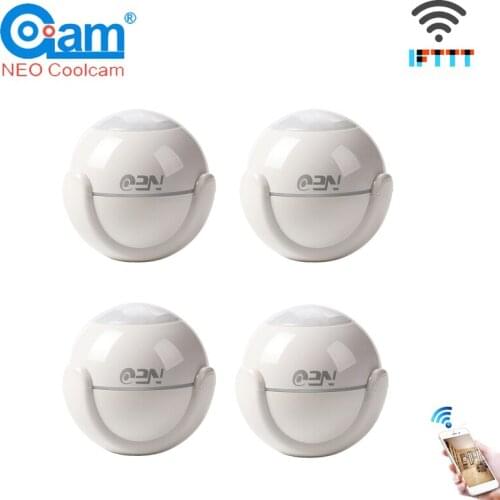 4pcs/lot Wifi Motion Sensor Alarm Detector PIR Motion Dectector For Smart Home Automation and App Notification Alerts