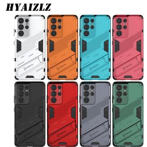 Armor Case for Samsung S21 Ultra M51 M31 Hidden Kicksthand Heavy Duty Protection Magnetic Car sfor Galaxy S21 Plus Phone Cover