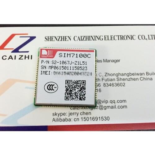 Free shipping Mini PCIE module for 4G TDD/FDD-LTE SIM7100C module New And Original Parts In store promotion