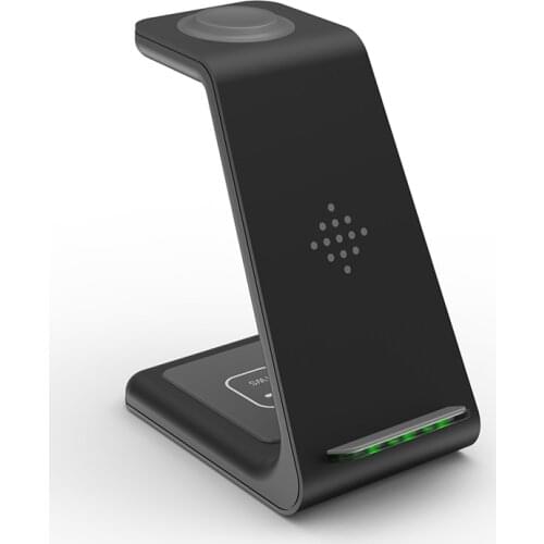 QI 3 In 1 Wireless Charger For Iphone 11/XS/X/Airpods pro/Iwatch 5/4 Fast Charge Wireless Charge Stand For Samsung S10/Bud/Watch