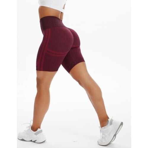 Seamless Yoga Shorts Fitness Women High Waist Energy Gym Clothing Push UP Booty Shorts Sports Running Workout Leggings 2021