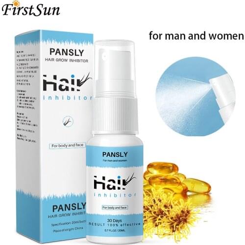 Pure Herbal Permanent Hair Growth Inhibitor After Hair Removal Spray Repair Nourish Essence Liquid Face Hair Remover Gentle
