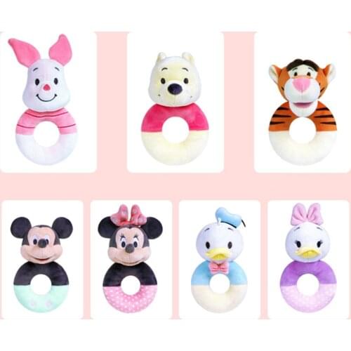 Disney Baby Toys Hanging Bells for Baby Early Education Puzzle Bed Hanging Baby Stroller Hanging Bells Mickey Minnie Bed Hanging