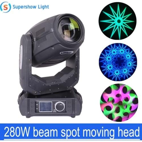 Dj Lighting 280W 10R Sharpy Beam Moving Head Wash Spot Light for Wedding Decoration 280W Lamp DMX Disco Bar