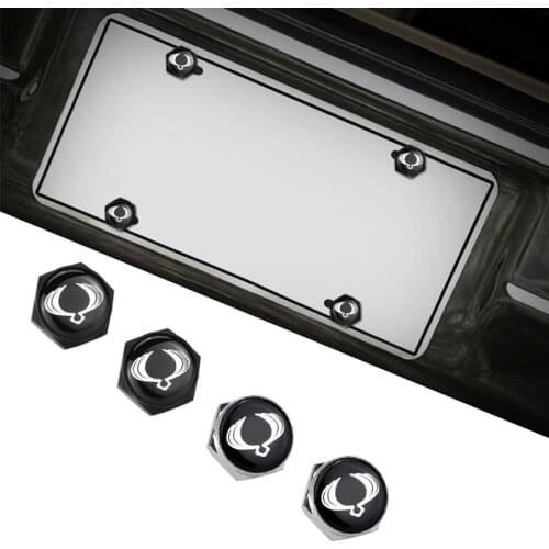 For Ssangyong Actyon Korando Rexton Tivoli Kyron Rodius Musso XLV Turismo Stainless License Plate Screws Bolts Flame Decoration