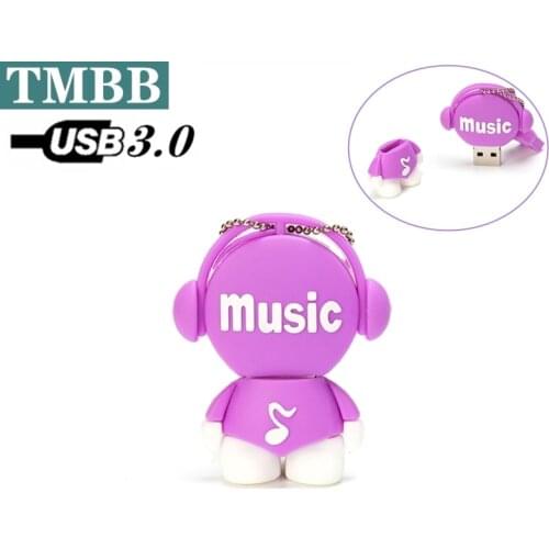 Fast Cartoon Musician Doll Model Pen drive USB flash drive Pendrive 256gb 16gb 32gb 64GB 128GB usb 3.0 flash memory stick u disk