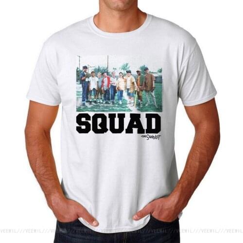 The Sandlot Squad Cast Graphic Mens White T-Shirt Cotton Tee Shirt 2xl 3xl 4xl 84xl