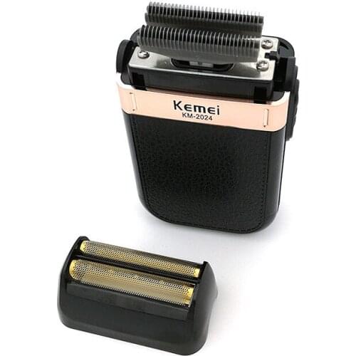 Kemei electric Shaver KM-2024 rechargeable reciprocating shaver mens shaver beard trimmer portable size