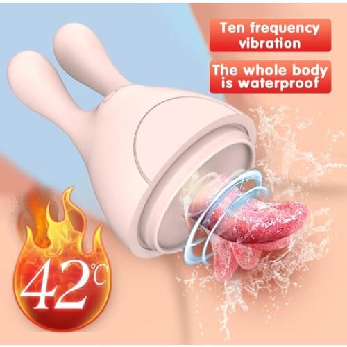 Pussy Licking Toys for Women Sucking Vibrator Sex Licking Machine Blowjob Tongue Vibrating Nipple Sucking Clitoris Stimulator