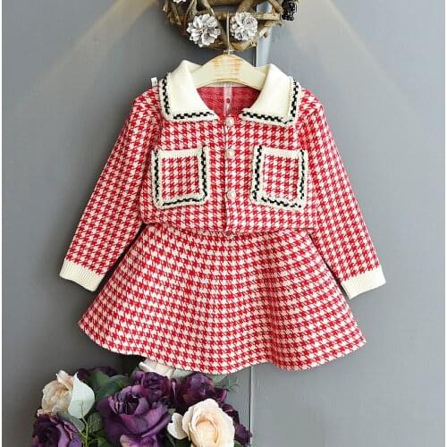 Cute Gas Girls Dehaired Yarn Graceful Fashion Baby Autumn Clothing Baby GIRLS Skirt Spring Clothing Two-Piece Set