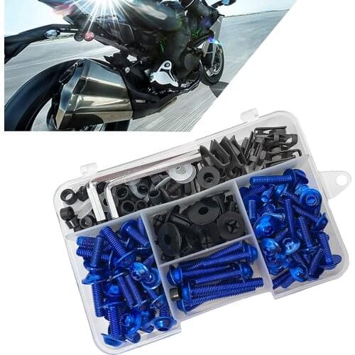 Motorcycle Fairing Bolt Kit CNC Complete Bodywork Screws Windscreen Washers Nuts Fastener Clip for Ducati 748