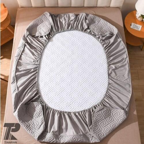 1 Quilted Mattress Protector Topper Fitted Mattress Pad Cover Non-slip Thick Quilted Sheet with Deep Pocket Upgraded Breathable