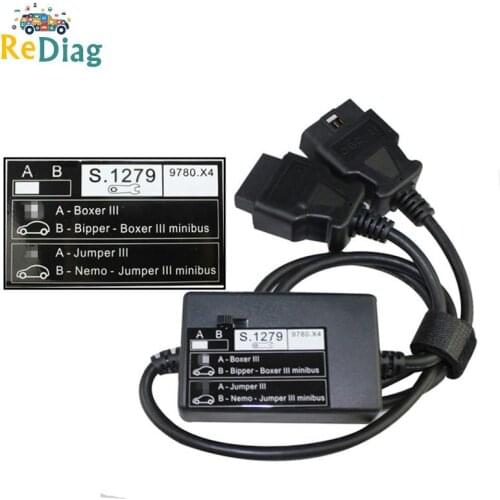 New Module S.1279 Lexia PP2000 Diagnostic Connector S1279 For New Cars Boxer Jumper III Lexia3 For Peugeot For Citroen