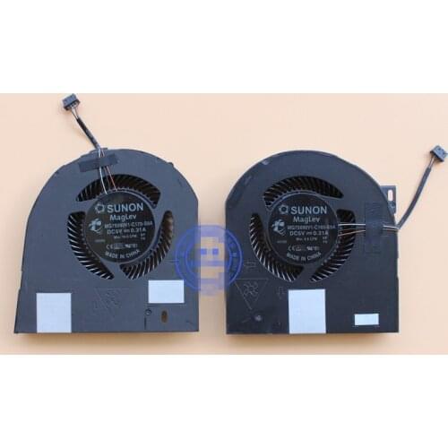 New CPU GPU Cooler Fan Heatsink For DELL Precision 7530 M7530 NV-128 AT26J007ZAL MG75090V1-C160-S9A MG75090V1-C170-S9A Radiator