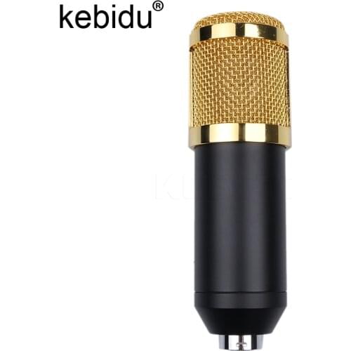 Professional Karaoke Microphone BM-800 Dynamic Condenser Sound Recording Microphone with Shock Mount for Radio Braodcasting KTV