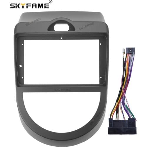 SKYFAME Car Frame Cable For KIA SOUL 2010-2013 Screen Dask Kit Fascia Frame