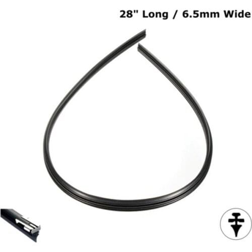 Vehicle Wiper Blade Refill Strip 700mm/28\\\\\\\" 70cm Replacement Rubber Rubber & Silicone