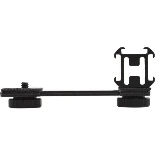 LED Video Fill Light Mount Cold Shoe Microphone Bracket Holder for DJI OM 4 3 2 for Zhiyun Smooth 4 for Feiyu Vimble Vlog Pocket