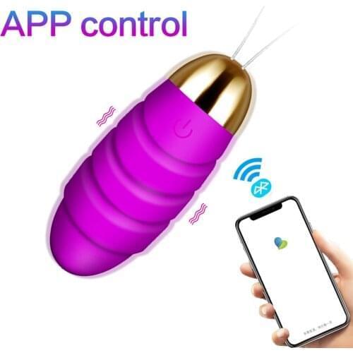 9 Frequency APP Bluetooth Intelligent Remote Control Vibration Sex Toys Bullet Vaginal Ball Vibrating G- Spot Massager Vibrators