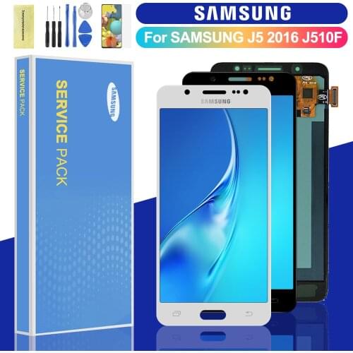 100% Original For Samsung Galaxy J5 2016 J510 LCD Display Touch Screen Digitizer Assembly for J510FN J510F J510G J510Y J510M