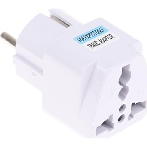 1pcs Universal EU Plug Adapter AU UK US To EU Euro AC Travel Adapter Electrical Plug Converter Power Socket