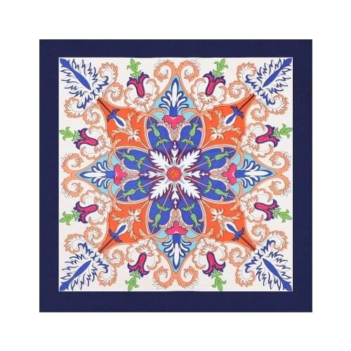 60*60cm New Fashion Twill Weave Silk Womens All-match Scarf Small Square Scarf women