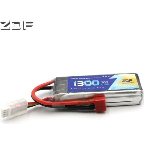ZDF Power High Quality Rechargeable 3S 11.1V 1300MAH 30C Lipo Battery with T XT60 XT90 EC5 Plug