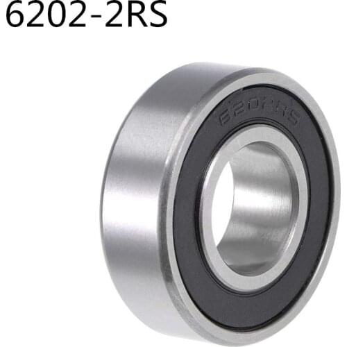 B Box 6202-2RS Deep Groove Ball Bearing 15x35x11mm Double Sealed ABEC-3 Bearings 1-Pack