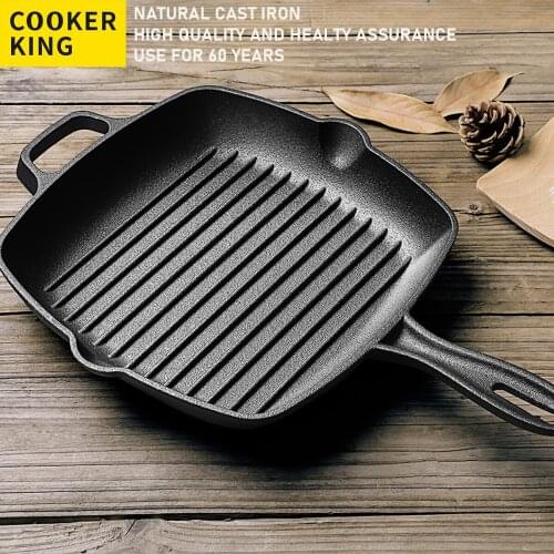 COOKER KinG Cast Iron Pans