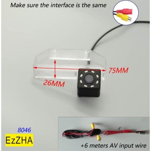 EzZHA HD Wireless 4LED Rear View Camera For Mazda 6 M6/Atenza GH 2007 2008 2009 2010 2011 2012 2013 Car Parking Accessories