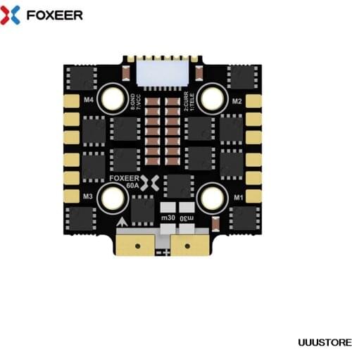 Foxeer REAPER Mini 4in1 BL32 60A 8S ESC Brushless Multi Version BLHeli32 3-8S Lipo BLHeliSuite32 for FPV Racing Drone Kit Parts