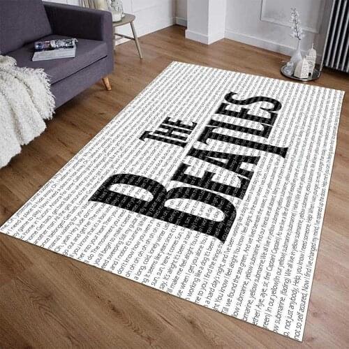 The Beatles 3 Patterned Carpet ,Non Slip Floor Carpet,Teens Carpet,Turkish Rug