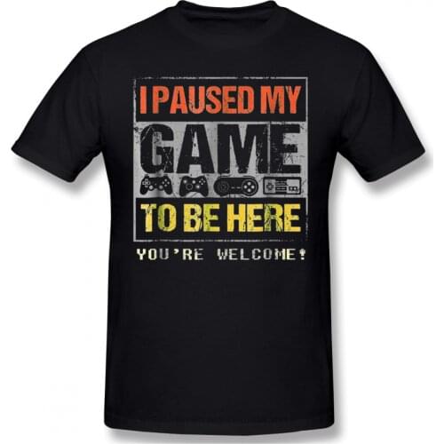 New Summer Be Here Design Call of Duty First-person Shooter Game Cotton Men T-Shirt