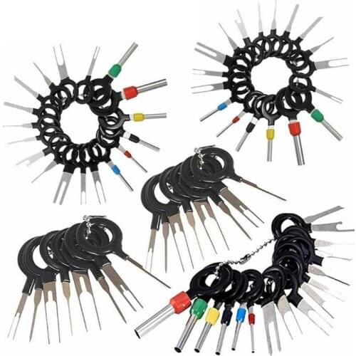 26pcs Car Terminal Removal Kit Wiring Crimp Connector Pin Extractor Puller Terminal Repair Professional Tools