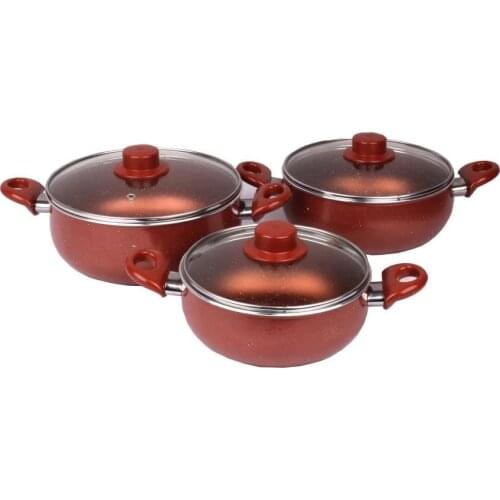 Pot pan set new model Self-Confidence Bay 6 Piece Cookware Set